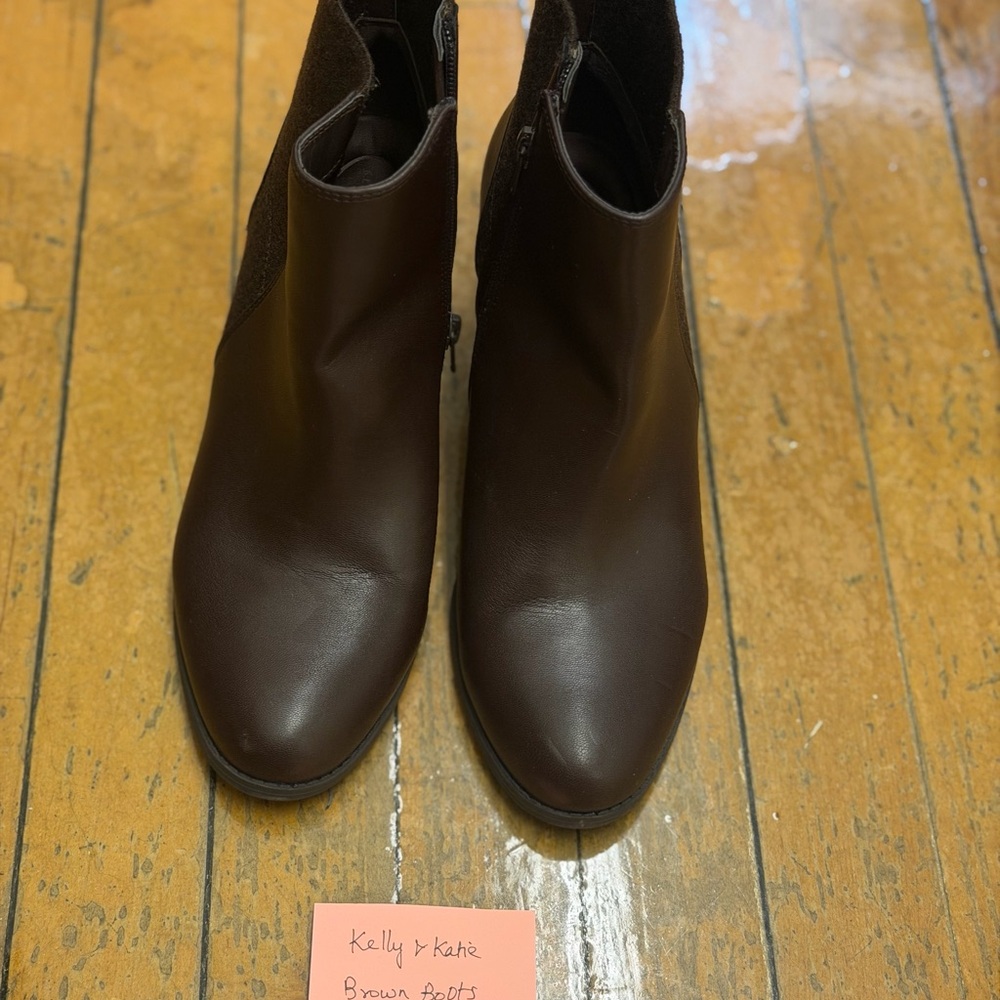 Kelly & Katie Dark Brown Ankle Booties